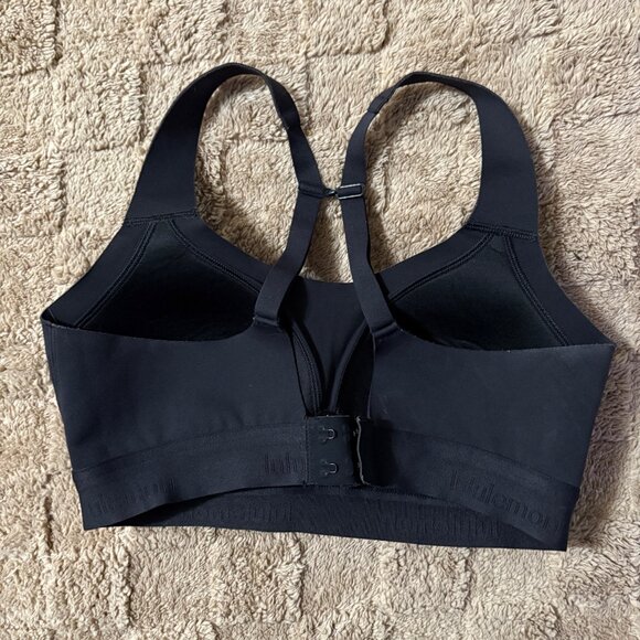 Lululemon Fine Form Sports Yoga Bra Black Size 30C Seamless Activewear - Picture 3 of 7